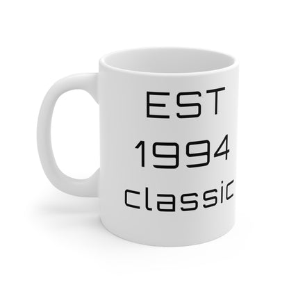 1994 Birthday Mug – Est. 1994 Classic Retro Mug