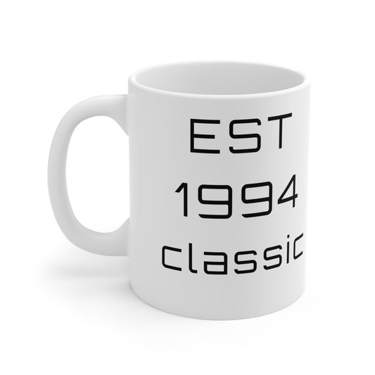 1994 Birthday Mug – Est. 1994 Classic Retro Mug