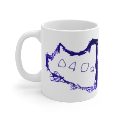 Personalised Children's Drawing Mug – Unique Kids Art Gift UK