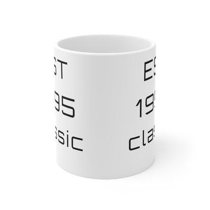 1995 Birthday Mug – Est. 1995 Classic Retro Mug