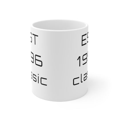 1996 Birthday Mug – Est. 1996 Classic Retro Mug