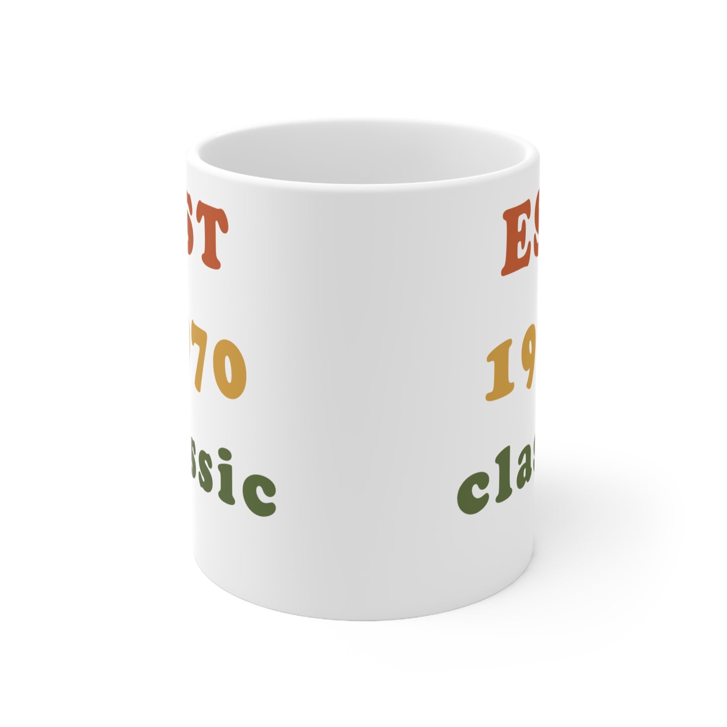 1970 Birthday Mug – Est. 1970 Classic Retro Mug