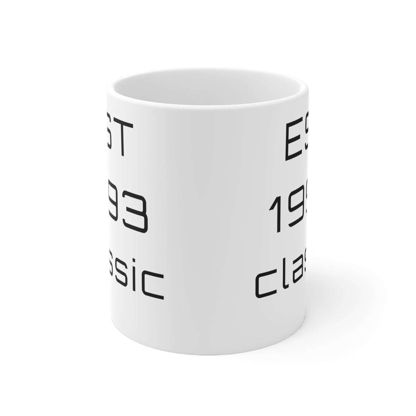 1993 Birthday Mug – Est. 1993 Classic Retro Mug