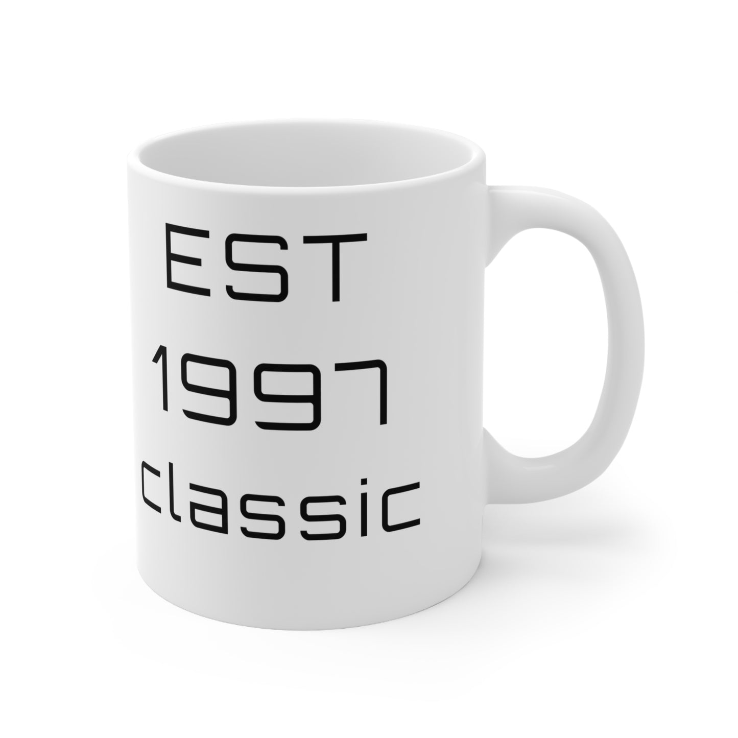 1997 Birthday Mug – Est. 1997 Classic Retro Mug
