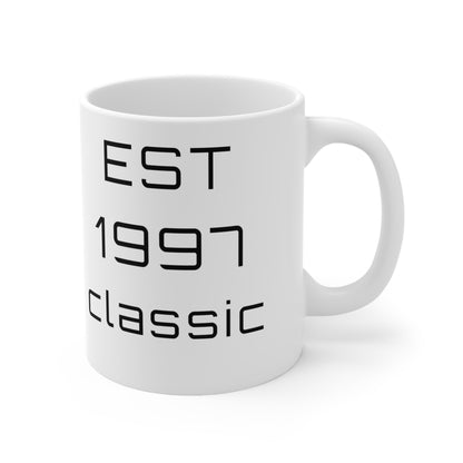 1997 Birthday Mug – Est. 1997 Classic Retro Mug