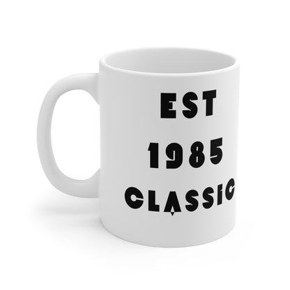 1985 Birthday Mug – Est. 1985 Classic Retro Mug