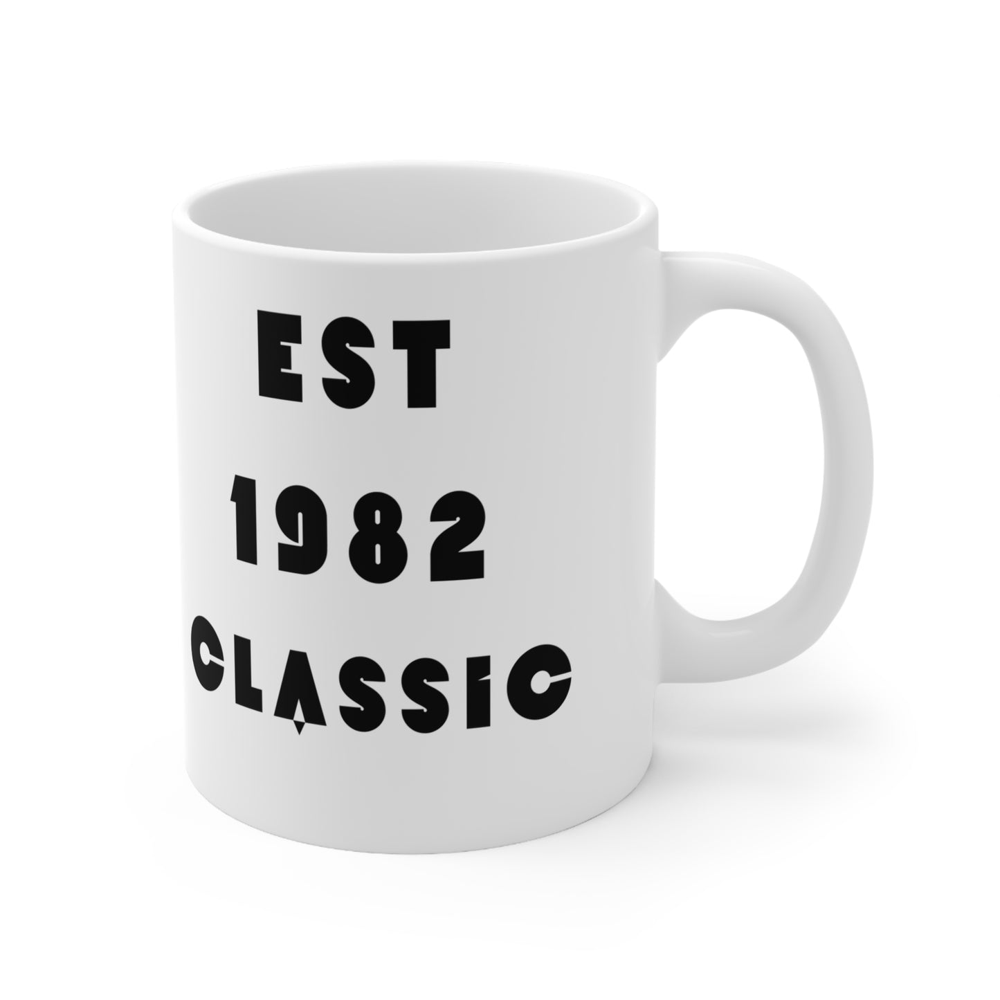 1982 Birthday Mug – Est. 1982 Classic Retro Mug