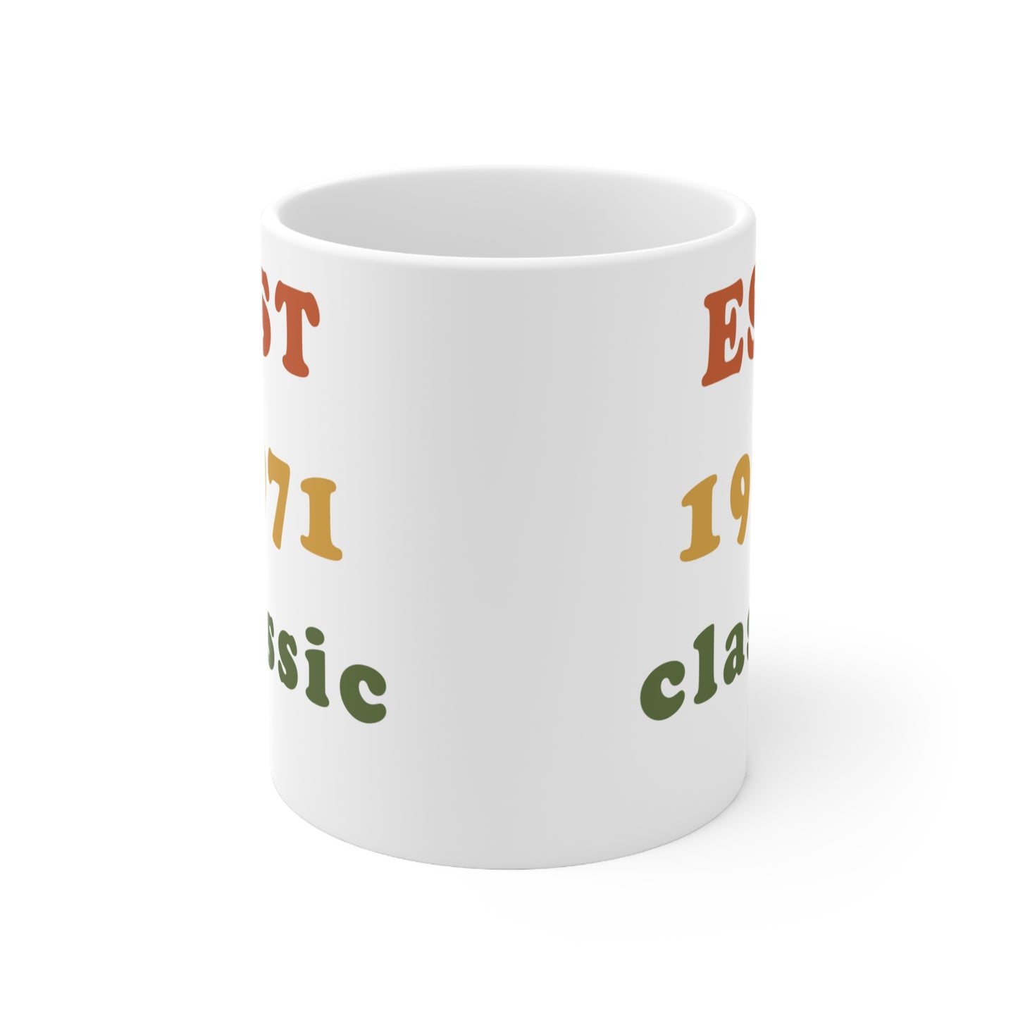 1971 Birthday Mug – Est. 1971 Classic Retro Mug