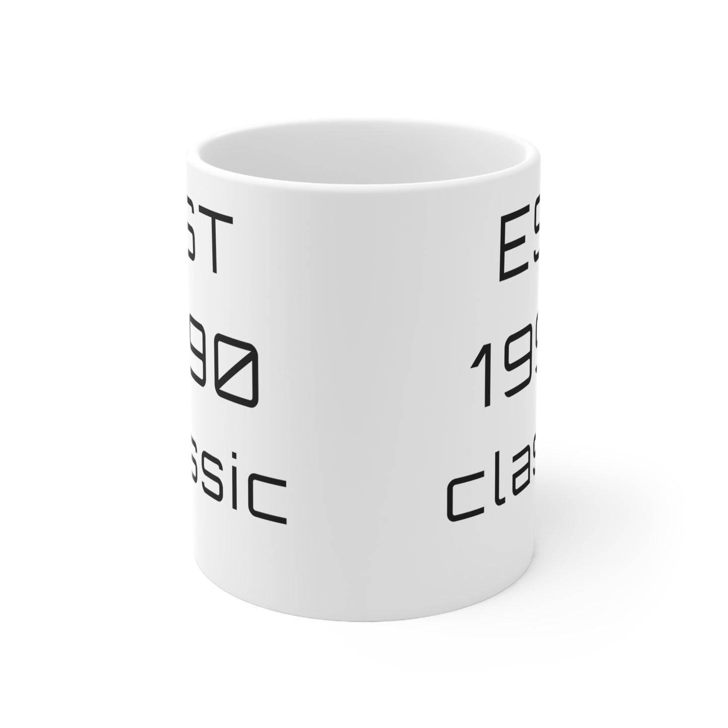 1990 Birthday Mug – Est. 1990 Classic Retro Mug