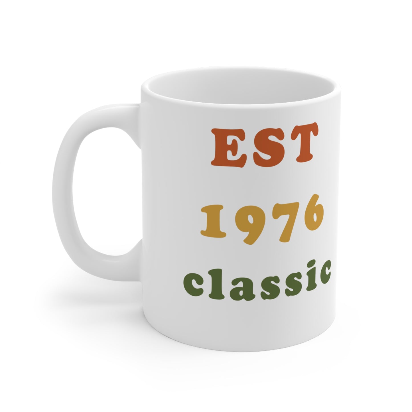 1976 Birthday Mug – Est. 1976 Classic Retro Mug