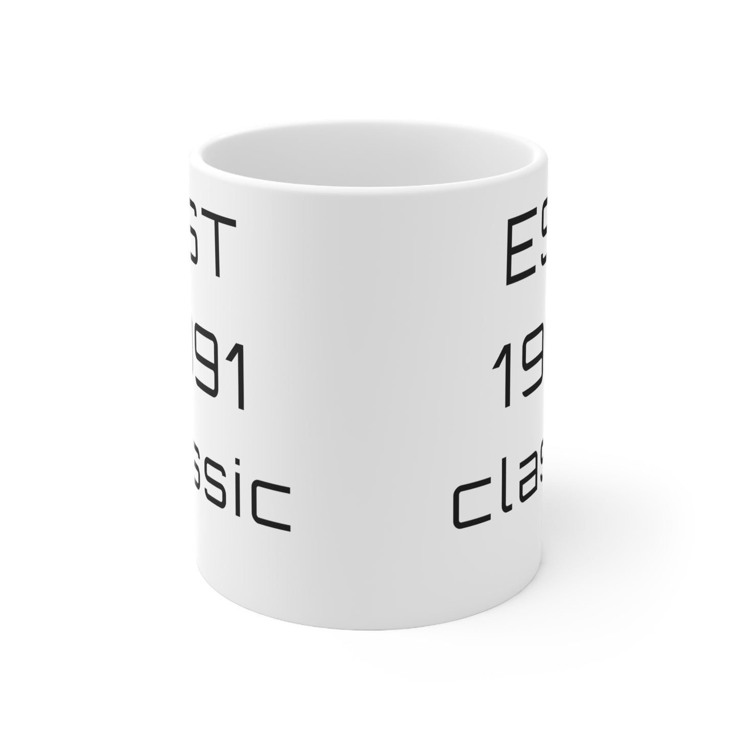 1991 Birthday Mug – Est. 1991 Classic Retro Mug