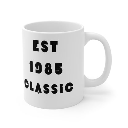 1985 Birthday Mug – Est. 1985 Classic Retro Mug