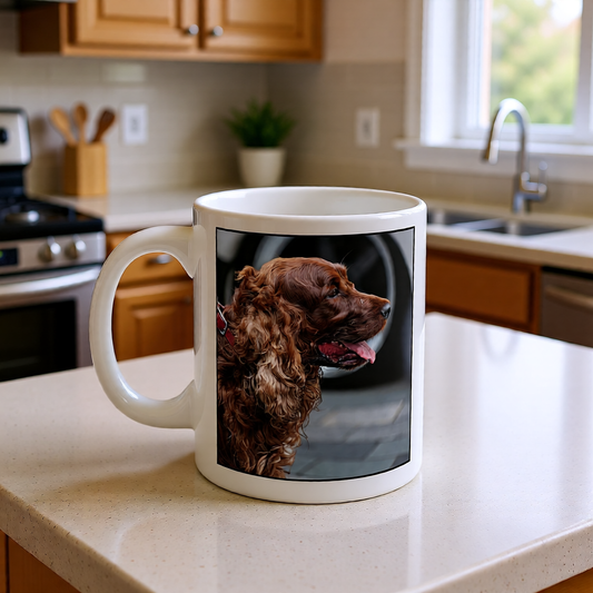 Personalised Pet Portrait Mug - Custom Dog Cat Gift UK