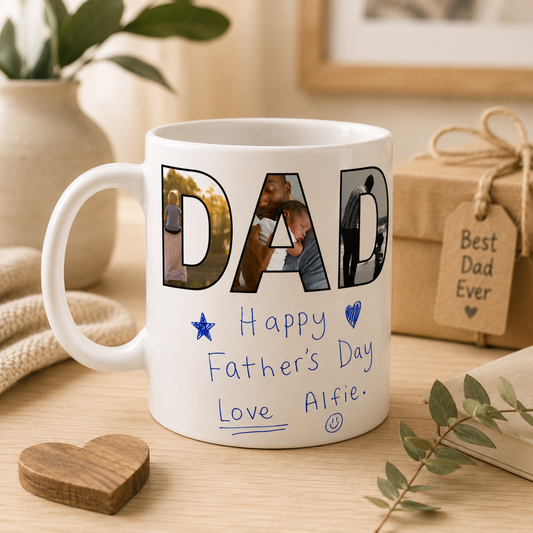 Personalised DAD Photo Mug – Father's Day Gift For Him