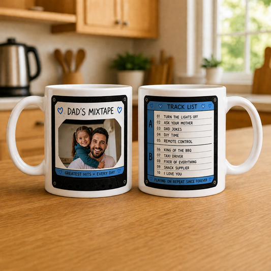 Personalised Dad Mug - Unique Father's Day or Birthday Gift UK