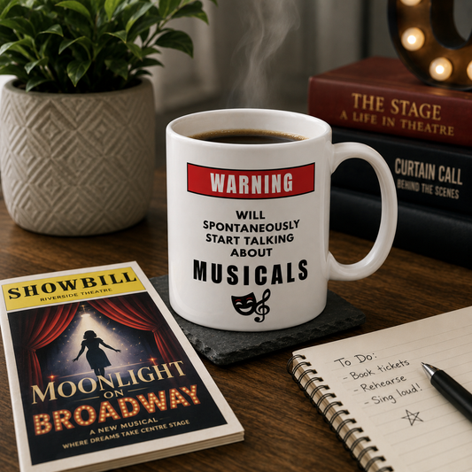 Warning Will Talk About Musicals Mug