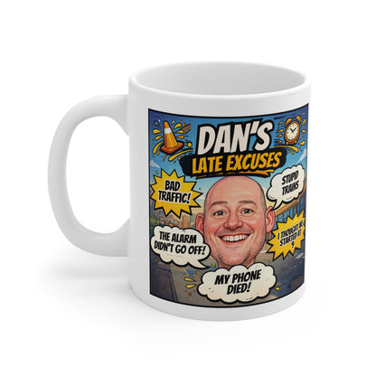 Personalised Excuse Mug - Novelty Gift UK