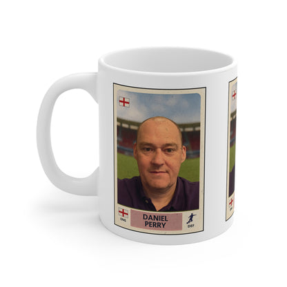 Personalised Football Mug - Custom Face and Club Gift for Him