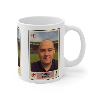 Personalised Football Mug - Custom Face and Club Gift for Him