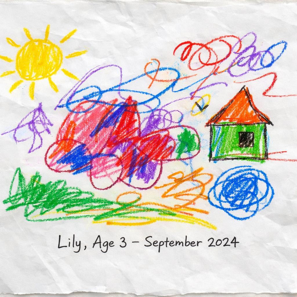 Personalised Children's Drawing Mug – Unique Kids Art Gift UK