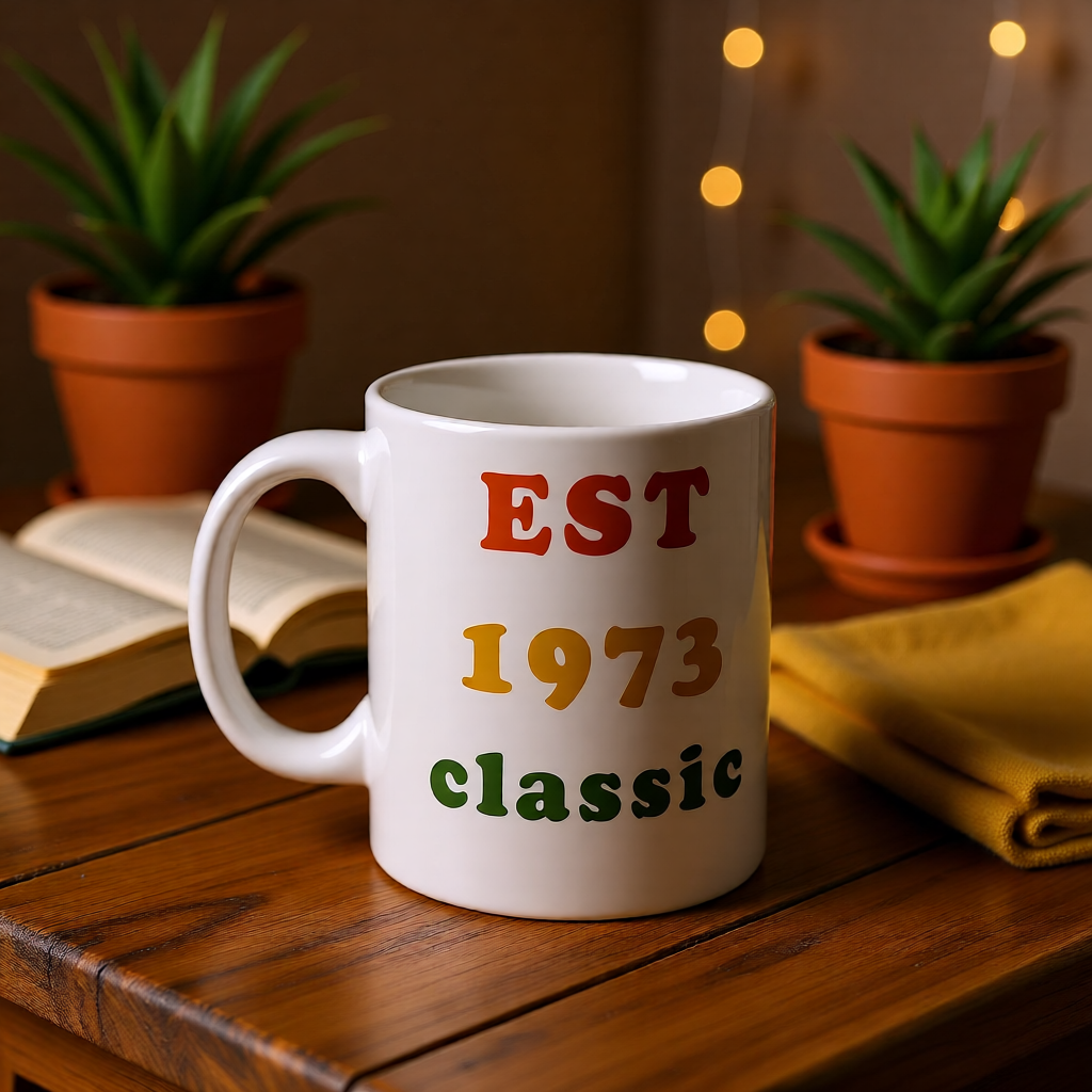 1973 Birthday Mug – Est. 1973 Classic Retro Mug